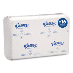 Kleenex 9.2 in. x 9.4 in. 1-Ply Multi-Fold Paper Towels - White (2400/Carton)