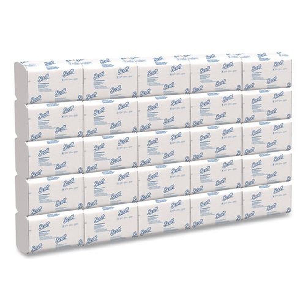 Scott 9.4 in. x 12.4 in. 1-Ply Pro Scottfold Towels - White (25 Packs/Carton)
