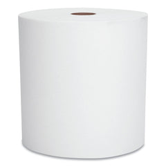 Scott 02000 8 in. x 950 ft. 1.75 in. Core 1-Ply Essential High Capacity Hard Roll Towels - White (6 Rolls/Carton)