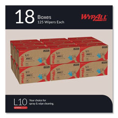 WypAll 1-Ply 9 in. x 10.5 in. L10 Towels with POP-UP Box - White (125/Box, 18 Boxes/Carton)