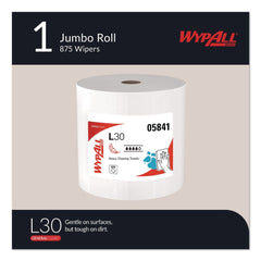 WypAll 875/Roll L30 Wipers Jumbo Roll - White