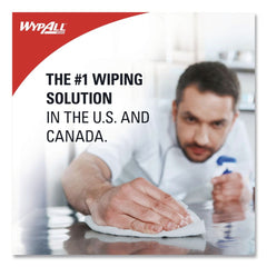 WypAll X50 23.5 in. x 12.5 in. 1/4 Fold Foodservice Towels - White (200/Carton)