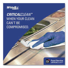 WypAll X50 23.5 in. x 12.5 in. 1/4 Fold Foodservice Towels - White (200/Carton)