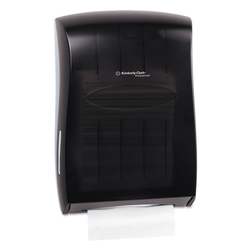 Kimberly-Clark Professional 13.31 in. x 5.85 in. x 18.85 in. Universal Towel Dispenser - Smoke