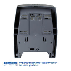 Kimberly-Clark Professional Sanitouch Hard Roll 12.63 in. x 10.2 in. x 16.13 in. Towel Dispenser - Smoke