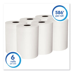 Scott 12388 8 in. x 580 ft. Absorbency Pockets Slimroll Towels - White (6 Rolls/Carton)