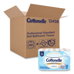 Cottonelle Septic Safe Clean Care Bathroom Tissue - White (48-Rolls/Carton)