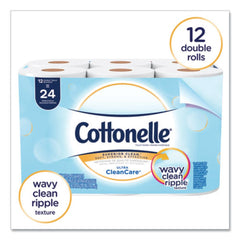 Cottonelle Septic Safe Clean Care Bathroom Tissue - White (48-Rolls/Carton)