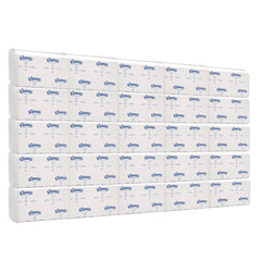 Kleenex 13254 9.4 in. x 12.4 in. Premiere Folded Towels - White (25/Carton)