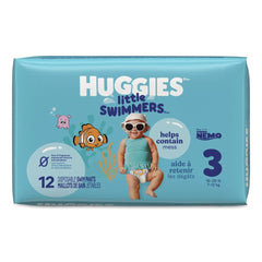 Huggies 16 lbs. to 26 lbs. Little Swimmers - Size 3 (8/Carton)