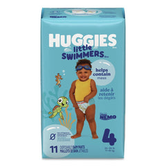 Huggies 24 lbs. to 34 lbs. Little Swimmers - Size 4/Blue (8/Carton)