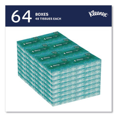 Kleenex 2-Ply Facial Tissue Junior Pack - White (80/Carton)