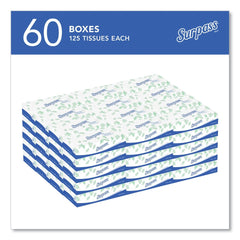 Surpass 2-Ply Facial Tissue for Business - White (125 Sheets/Box, 60 Boxes/Carton)