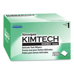Kimtech Kimwipes 4.4 in. x 8.4 in. Delicate Task Wipers - Unscented, White (280/Box, 30 Boxes/Carton)