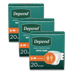 Kimberly-Clark 19 in. to 34 in. Waist Incontinence Protection with Tabs - Small/Medium (3/Carton)