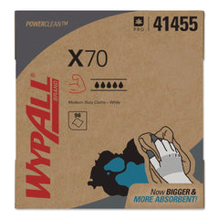 WypAll X70 9-1/10 in. x 16-4/5 in. Cloths - White (100/Box 10 Boxes/Carton)