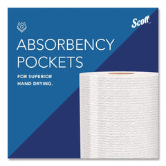 Scott 41482 1-Ply 11 in. x 8.75 in. Kitchen Roll Towels - White (128/Roll 20 Rolls/Carton)