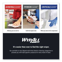 WypAll X70 12-1/2 in. x 12-2/5 in. Cloths - White, Jumbo (870 Towels/Roll)