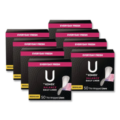Kimberly-Clark Light Absorbency Balance Daily Wrapped Panty Liners (8/Carton)