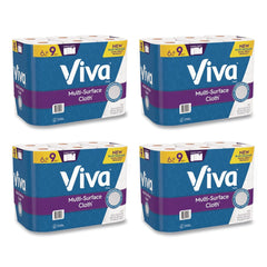 Viva 11 in. x 5.9 in. 2-Ply Multi-Surface Cloth Choose-A-Sheet Kitchen Roll Paper Towels - White (24/Carton)