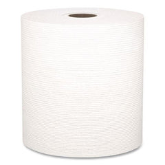 Kleenex 50606 8 in. x 600 ft. Hard Roll Paper Towels with Premium Absorbency Pockets - White (6 Rolls/Carton)