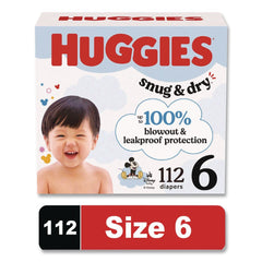 Huggies Snug and Dry Diapers 35 plus lbs. - Size 6 (112/Carton)