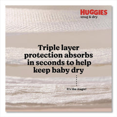 Huggies Snug and Dry 27 Plus lbs. Diapers - Size 5 (136/Carton)