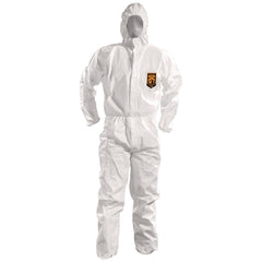 KleenGuard A50 Breathable Splash and Particle Protection Hooded Coveralls - 2X-Large, White (25/Carton)