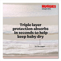 Huggies Snug and Dry 8 lbs. to 14 lbs. Diapers - Size 1 (128/Carton)