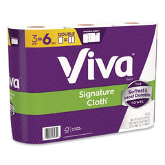 Viva 5.1 in. x 11 in. 1-Ply Signature Cloth Choose-A-Sheet Kitchen Roll Paper Towels - White (8/Carton)