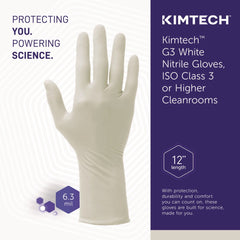 Ansell 6.3 mil G3 Nitrile Gloves - X-Large, White (1000/Carton)