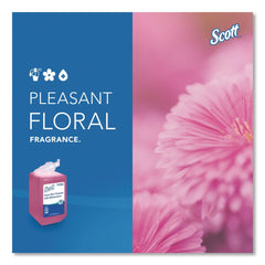 Scott 1000 ml Pro Foam Skin Cleanser with Moisturizers - Light Floral (6/Carton)