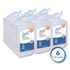 Scott 91554 1000 ml Anitmicrobial Foam Skin Cleanser - Fresh Scent (6/Carton)