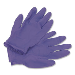 Ansell 6 mil Thick 9.5 in. Long Powder-Free PURPLE NITRILE Exam Gloves - Extra Small, Purple (100/Box)