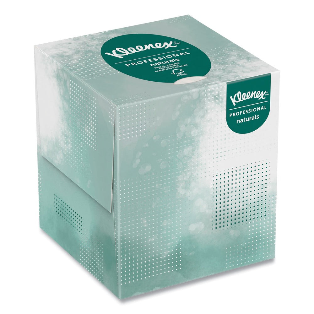 Kleenex Naturals 2-Ply Facial Tissue - White (90-Sheets/Box)
