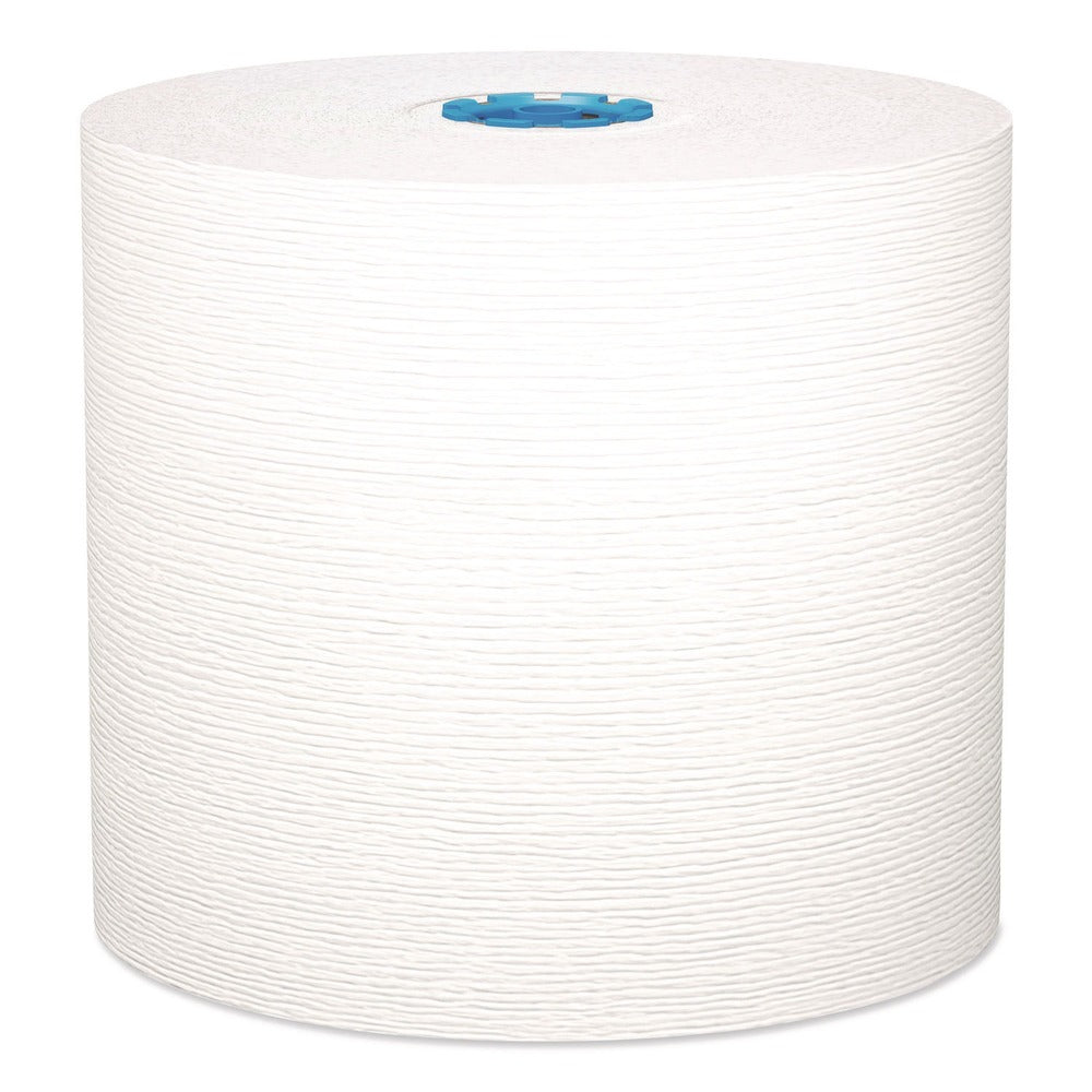 Kleenex 7.5 in. x 700 ft. 1-Ply Hard Roll Paper Towels with Premium Absorbency Pockets - White/Blue Core (6-Rolls/Carton)