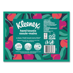 Kleenex 8 in. x 9.1 in. 1-Ply Everyday Hand Towels - White (60/Box)