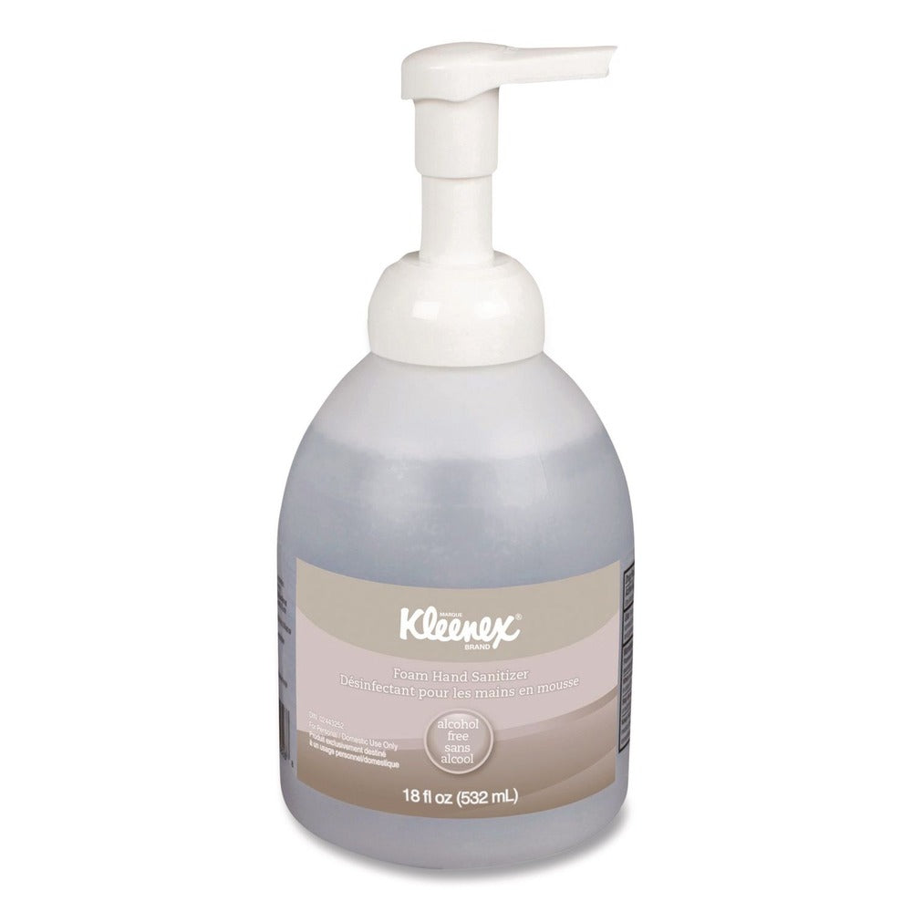 Kleenex 18 oz. Pump Bottle Alcohol-Free Foam Hand Sanitizer - Fragrance-Free