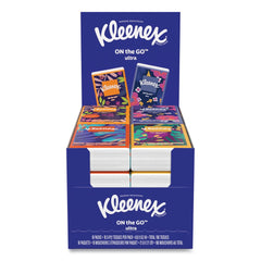 Kleenex On The Go Packs 3-Ply Facial Tissues - White (6/Carton)