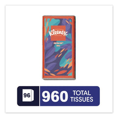 Kleenex On The Go Packs 3-Ply Facial Tissues - White (6/Carton)