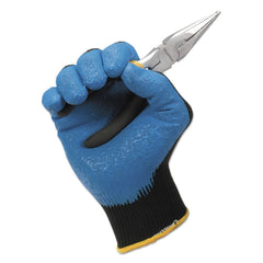 Ansell G40 8.66 in. Long Foam Nitrile Coated Gloves - Small (Size 7)/Blue/Black (12/Pack)