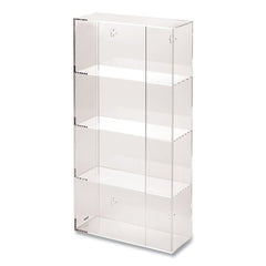 Kantek 10.5 in. x 4 in. x 21.25 in. Quad Glove Dispenser - Clear