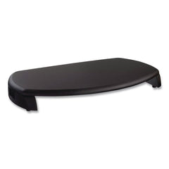 Kantek 23 in. x 13-1/4 in. x 3 in. CRT/LCD Stand With Keyboard Storage - Black