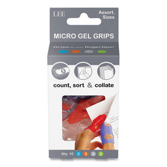 LEE Tippi Micro-Gel Fingertip Grips - Assorted Sizes (10/Set)