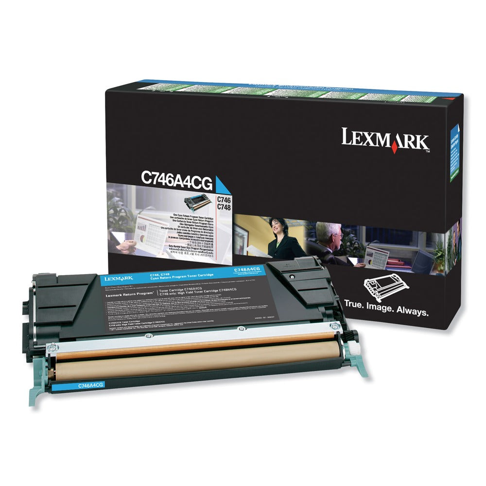 Lexmark Return Program TAA Compliant 7000 Page-Yield Toner - Cyan
