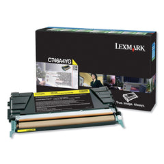 Lexmark Return Program TAA Compliant 7000 Page-Yield Toner - Yellow