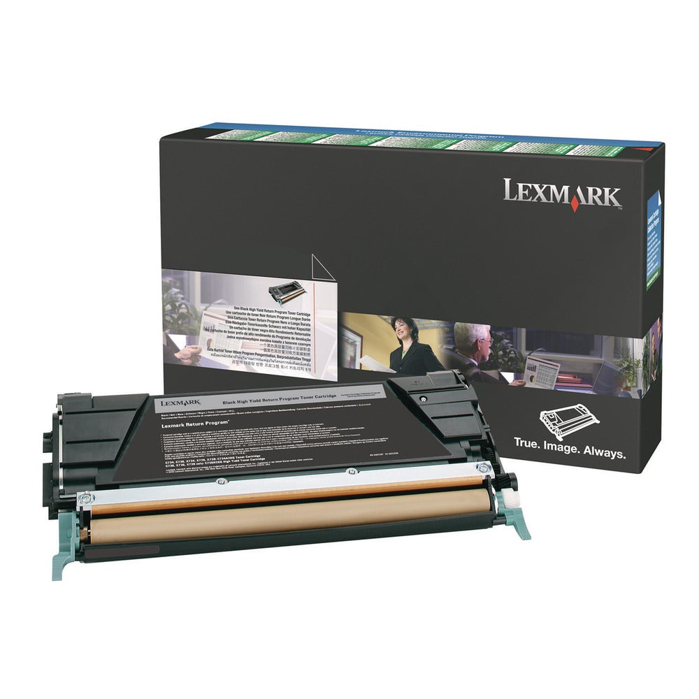 Lexmark X746/X748 12000 Page-Yield High Yield Return Program Toner Cartridge - Black