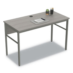 Linea Italia Urban Series 47.25 in. x 23.75 in. x 29.5 in. Desk Workstation - Ash