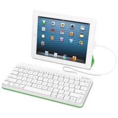 Logitech Wired Keyboard for iPad - White