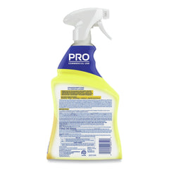 Professional LYSOL Brand 32 oz. Trigger Spray Bottle Advanced Deep Clean All Purpose Cleaner - Lemon Breeze (12/Carton)